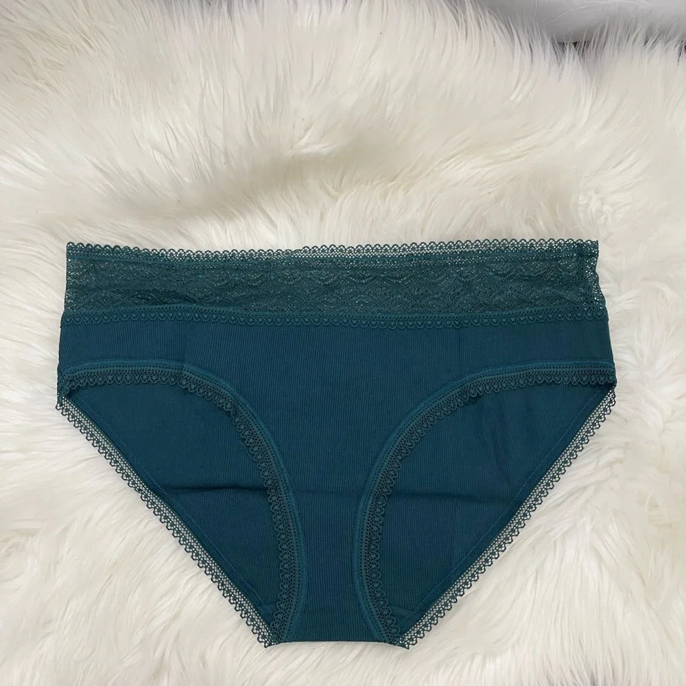 Victoria’s Secret The Lacie Lace - Waist Cotton Hiphugger Panty Underwear. NWT
